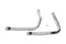Paughco Exhaust Goose Drag Pipe Set with Slash Cut Ends - 30-3128
