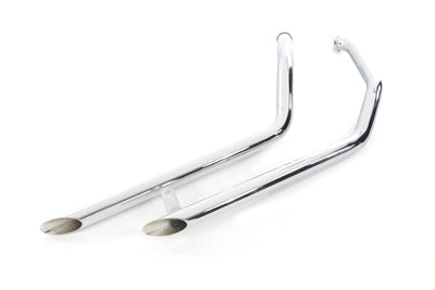 Paughco Exhaust Drag Pipe Set Slash Cut - 30-3157