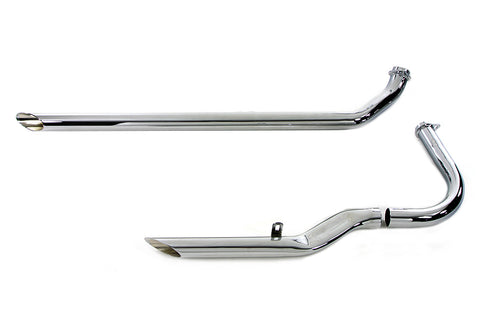 Paughco 1-3/4 inch Rigid Shotgun Shovelhead Header Set - 30-3164