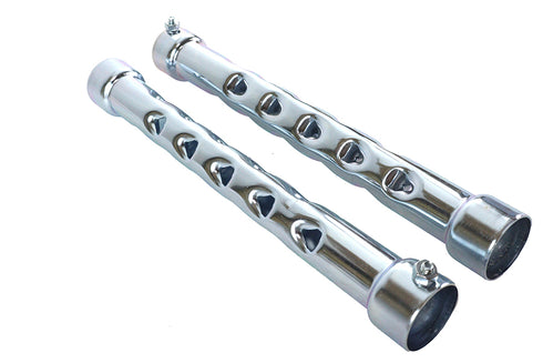 Wyatt Gatling V-Slot Style 1-3/4 inch Exhaust Pipe Baffle Set - 30-3180