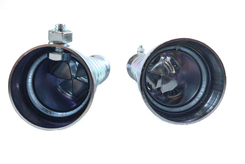 Wyatt Gatling V-Slot Style 1-3/4 inch Exhaust Pipe Baffle Set - 30-3180