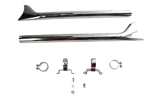 V-Twin Wyatt Gatling Straight Fishtail Kit - 30-3251