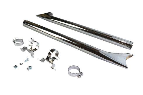 V-Twin Wyatt Gatling Straight Fishtail Kit - 30-3251