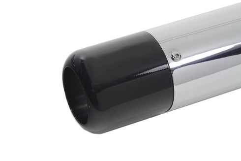 V-Twin Muffler Set with Black Hollow Point End Tips - 30-3392