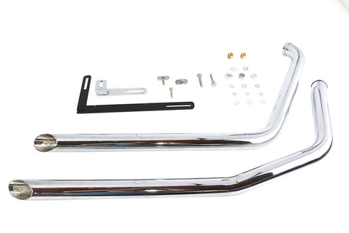 V-Twin Exhaust Drag Pipe Set - 30-3397