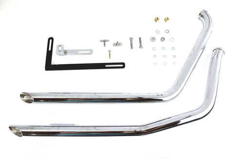 V-Twin Exhaust Drag Pipe Set - 30-3397