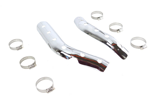 V-Twin XL Heat Shield Set Chrome - 30-3500