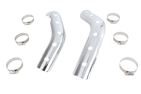 V-Twin XL Heat Shield Set Chrome - 30-3500