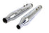 Wyatt Gatling Wyatt Gatling Muffler Set Chrome with Black Conical Tip - 30-4011