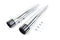 Wyatt Gatling Wyatt Gatling Muffler Set Chrome with Black Revolver Tip - 30-4013