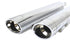 Wyatt Gatling Wyatt Gatling Muffler Set Chrome with Chrome Slash Down Tip - 30-4017