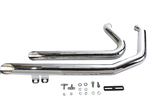 V-Twin Factory Sample Wyatt Gatling Exhaust Drag Pipe Set Down - 30-7058