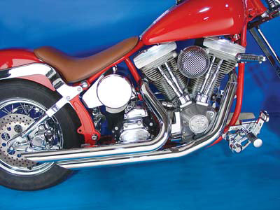 V-Twin Factory Sample Wyatt Gatling Exhaust Drag Pipe Set Down - 30-7058