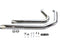 V-Twin Factory Sample Wyatt Gatling Drag Exhaust Pipe Set - 30-7059