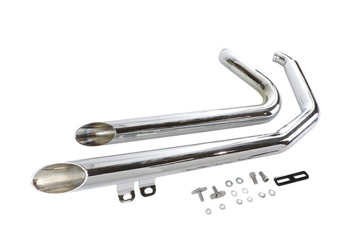 V-Twin Factory Sample Wyatt Gatling Drag Exhaust Pipe Set - 30-7059