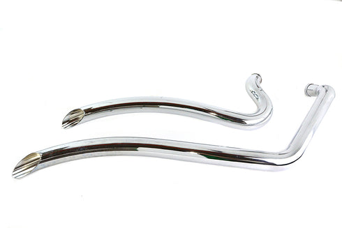Wyatt Gatling Wyatt Gatling Smooth Radius Pipe Set Chrome - 30-7942