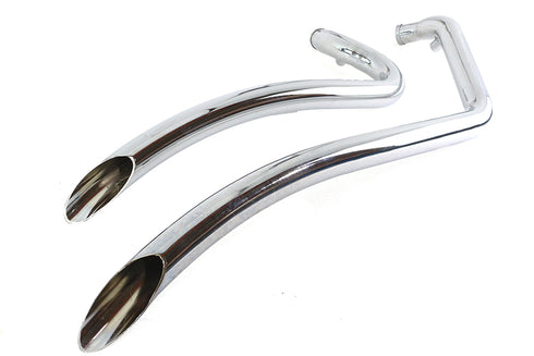 Wyatt Gatling Wyatt Gatling Smooth Radius Pipe Set Chrome - 30-7942