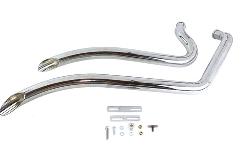 Wyatt Gatling Wyatt Gatling Smooth Radius Pipe Set Chrome - 30-7944