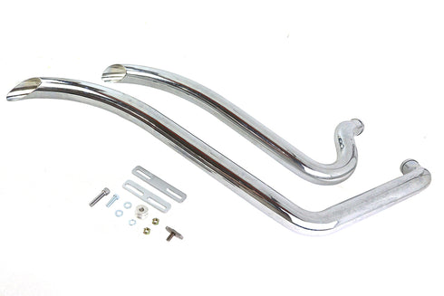 Wyatt Gatling Wyatt Gatling Smooth Radius Pipe Set Chrome - 30-7944