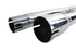 V-Twin FLT Upsweep Straight Fishtail Set Chrome - 30-7963