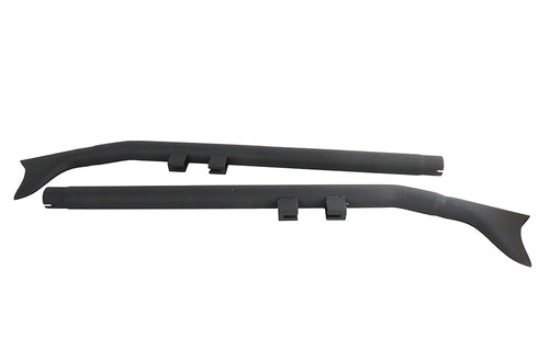 V-Twin FLT Upsweep Straight Fishtail Set Black - 30-7977