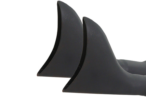 V-Twin FLT Upsweep Straight Fishtail Set Black - 30-7977