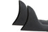 V-Twin FLT Upsweep Straight Fishtail Set Black - 30-7977