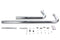 V-Twin Exhaust Drag Pipe Set Chrome Shotgun Style - 30-8113