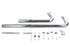 V-Twin Exhaust Drag Pipe Set Chrome Shotgun Style - 30-8113