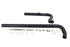 V-Twin Exhaust Drag Pipe Set Black Shotgun Style - 30-8114
