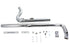 V-Twin Exhaust Drag Pipe Set Chrome Shotgun Style - 30-8115