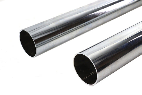 V-Twin Exhaust Drag Pipe Set Chrome Shotgun Style - 30-8115