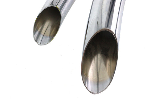Wyatt Gatling Wyatt Gatling Street Sweeper Exhaust Pipe Set Chrome - 30-8127