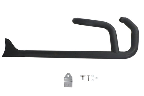 Wyatt Gatling Wyatt Gatling 2:1 Fishtail Exhaust Header Pipe Black - 30-8154