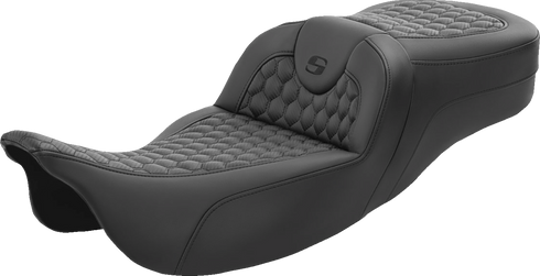 SADDLEMEN RoadSofa™ Seat - Honeycomb - Extended Reach - FL '08-'24 808-07B-190