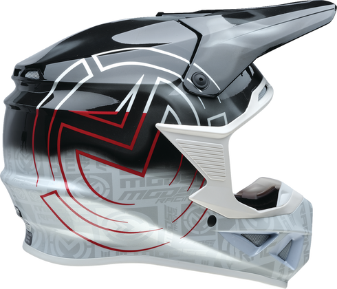 MOOSE OFFROAD F.I. 2.0 Helmet - Deceit - MIPS® - Black/White/Red - XL 0110-7993
