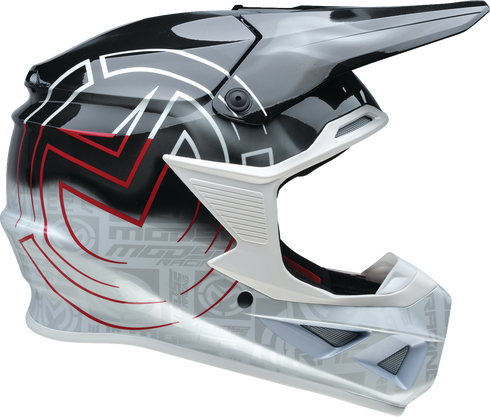MOOSE OFFROAD F.I. 2.0 Helmet - Deceit - MIPS® - Black/White/Red - Medium 0110-7991