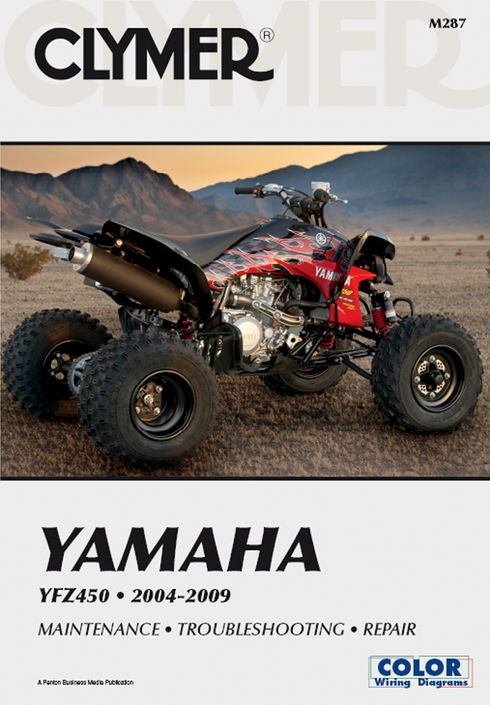 CLYMER Manual - Yamaha - YFZ450 '04-'17 CM2872
