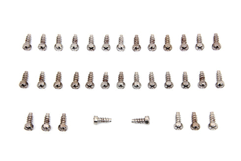 Colony Rocker Arm Cover Screw Kit Chrome - 3023-34