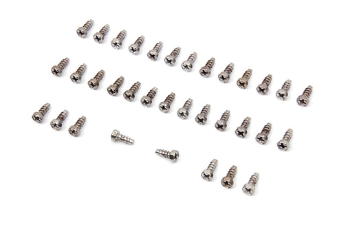 Colony Rocker Arm Cover Screw Kit Chrome - 3023-34