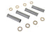Colony Lower Pushrod Cover Kit Parkerized - 3026-12