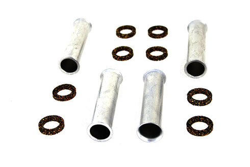 Colony Lower Pushrod Cover Kit Cadmium Plated - 3029-12