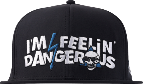 DEEGAN APPAREL Shocking Hat - Black/Blue - One Size DMAHS3004BBUOS