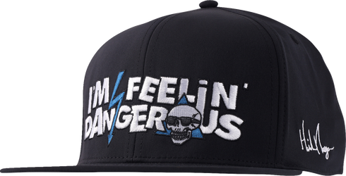 DEEGAN APPAREL Shocking Hat - Black/Blue - One Size DMAHS3004BBUOS