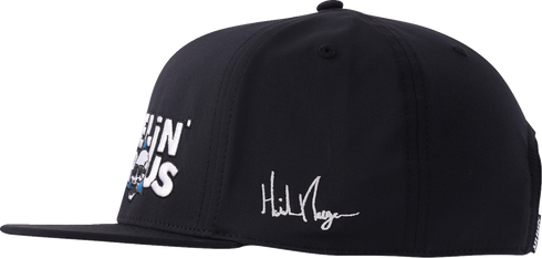 DEEGAN APPAREL Shocking Hat - Black/Blue - One Size DMAHS3004BBUOS