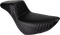 LE PERA Kickflip Daddy Long Legs Low Rider Seat - Pleated - Black - FL/FX '18-'24 LYR-590DLPT
