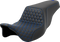 SADDLEMEN Step-Up Seat - Honeycomb - Blue Stitching - FL '08-'23 808-07B-17701