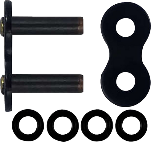 RK 530 ZXW - Connecting Link - Rivet - Black Scale BL530ZXW-RL