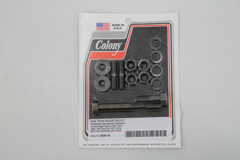 Colony Gas Tank Mounting Kit Parkerized - 3038-18