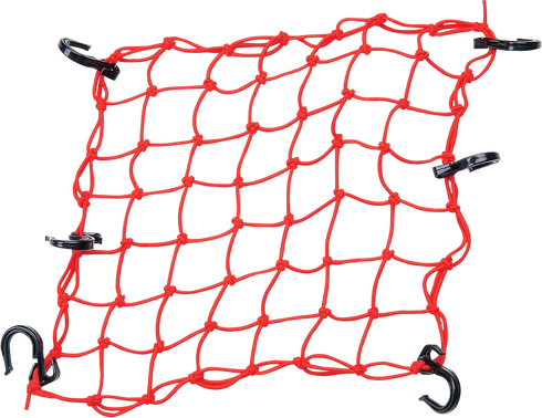 POWERTYE MFG. Adjustable Cargo Net - Red 50151